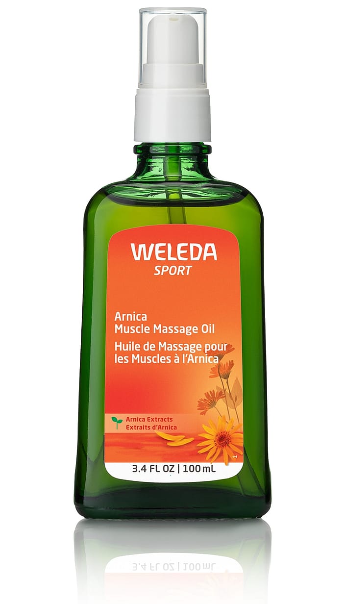 muskel-massage-Öl - arnica weleda natural skin care - weleda