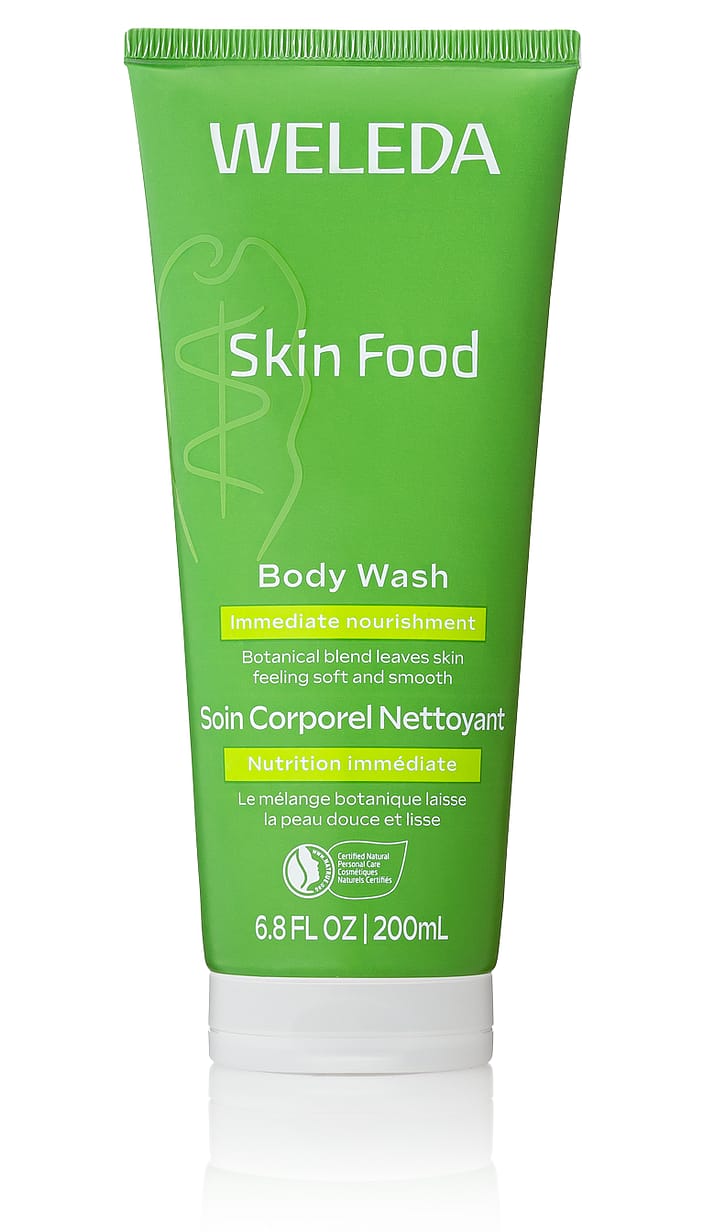 skin food body wash - weleda
