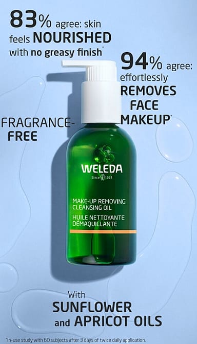 make-up removing cleansing oil - weleda