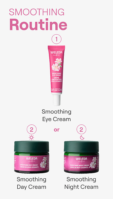 glättende augencreme mit wild rose amp white tea - weleda