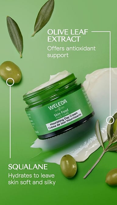 haut essen gesicht care pflegende tag creme weleda gesichtspflege - weleda