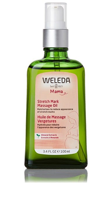 stretch mark massage oil weleda baby-pflege - weleda