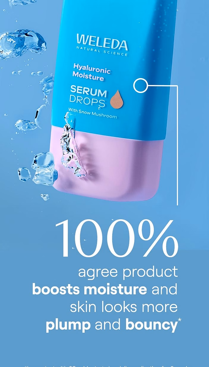 Hyaluronic Moisture Booster Serum Drops - Weleda