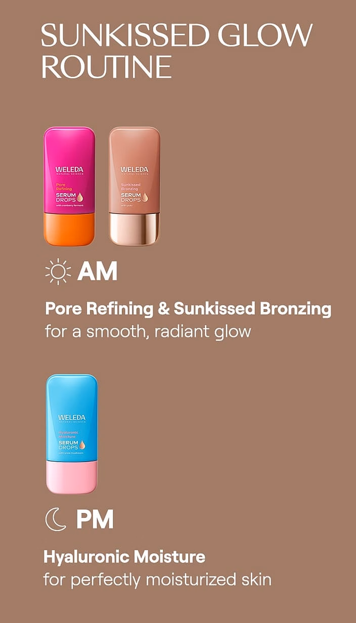 Sunkissed Bronzing Booster Tropfen Serum - Weleda
