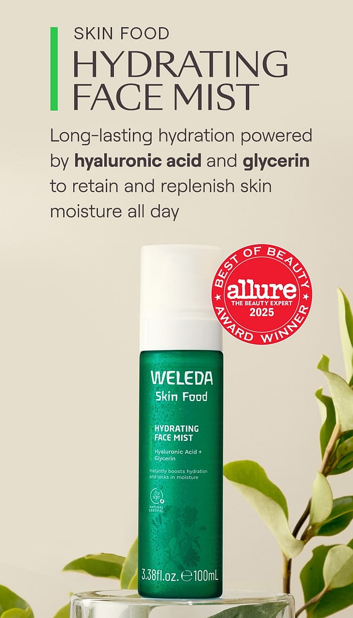 haut essen hydrating face mist - weleda