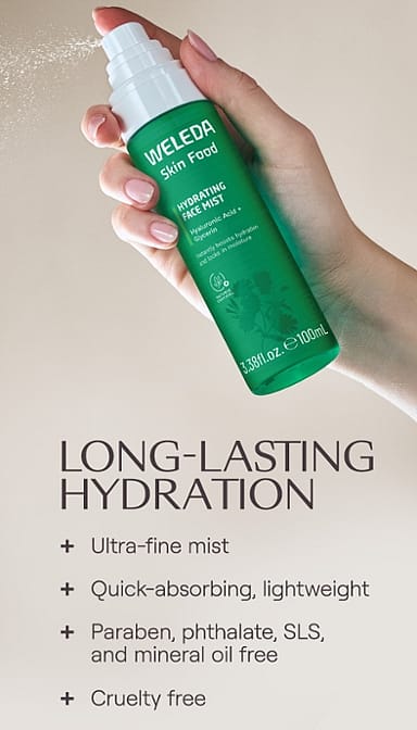 haut essen hydrating face mist - weleda